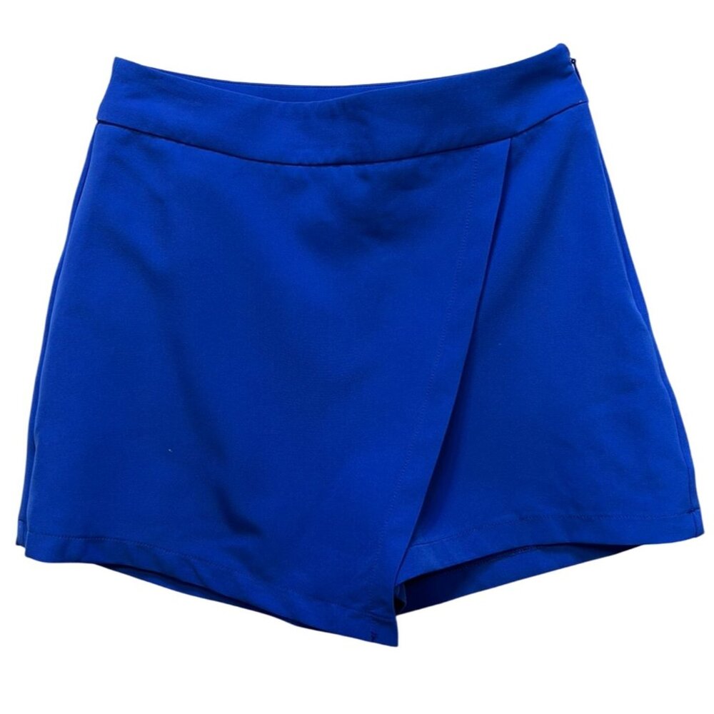 NWT Sincerely Jules Womens Athleisure Skort Small Blue Stretch Tennis Casual